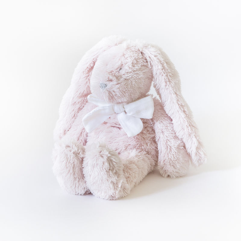  flore the rabbit baby comforter clear pink 18 cm 